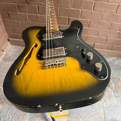 Nash T-72 TL Thinline Electric Guitar 2018 - Two Tone Sunburst image 13