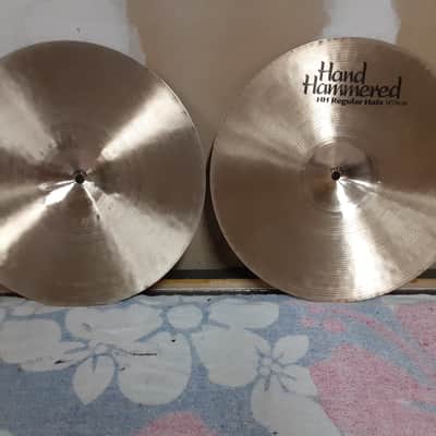 Sabian 14" HH Hand Hammered Regular Hi-Hat Cymbals (Pair) 1992 - 1998 - Natural image 11