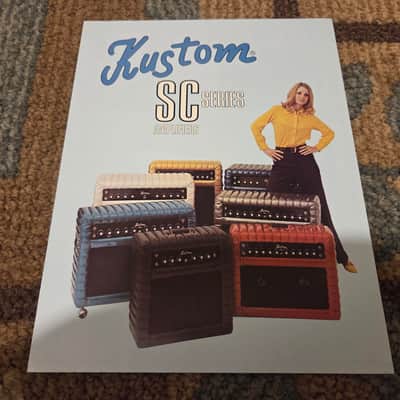Vintage 1970 Kustom SC Amplifier Catalog! Original Case Candy, Paperwork! image 1