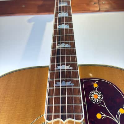 Gibson SJ-200 2003 Antique Natural Jumbo Acoustic Guitar Made In USA With Case image 8