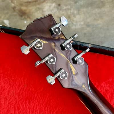 Greco LJ-600 Les Paul Singlecut special c 1975 - Wine red oxblood original vintage MIJ Japan Fujigen image 4