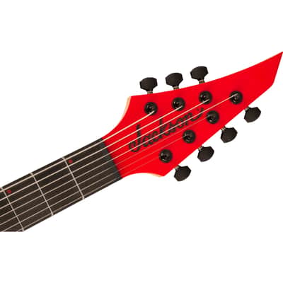 Jackson Pro Plus Dinky MDK HT7 Red with Black Bevels - Electric Guitar image 4