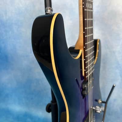 2015 ESP E-ii ST-2 Quilted Maple Reindeer Blue Super Strat Made in Japan image 7