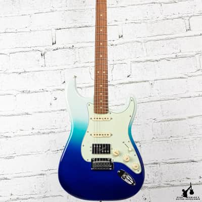 2022 Fender Player Plus Strat HSS Blue Fade image 3