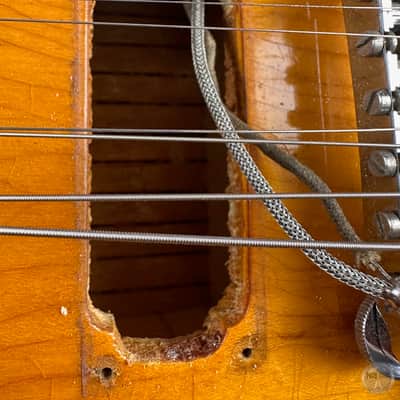 Epiphone Riviera from 1967 converted to stoptail with case image 11