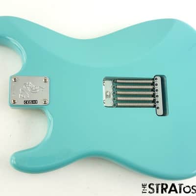 USA Fender ERIC JOHNSON Strat BODY + HARDWARE American Tropical Turquoise image 3