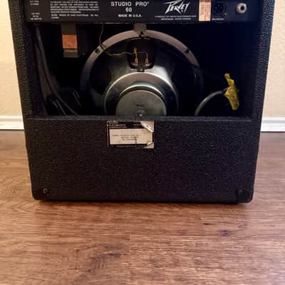 Peavey Studio Pro 60 50-Watt 1x12" Guitar Combo 1980s - Black image 3