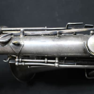 An Antique 1920's Wm. Frank & Co. C Melody Saxophone a Good Sax for Jazz   as-is   # 9 S image 13