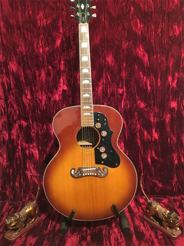 Ibanez CONCORD 698 JUMBO 1974 2 Tone Sunburst image 1