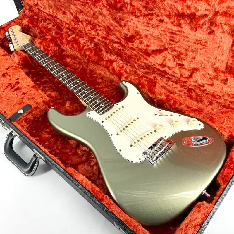 2012 Fender American Standard Stratocaster – Jade Pearl Metallic image 1