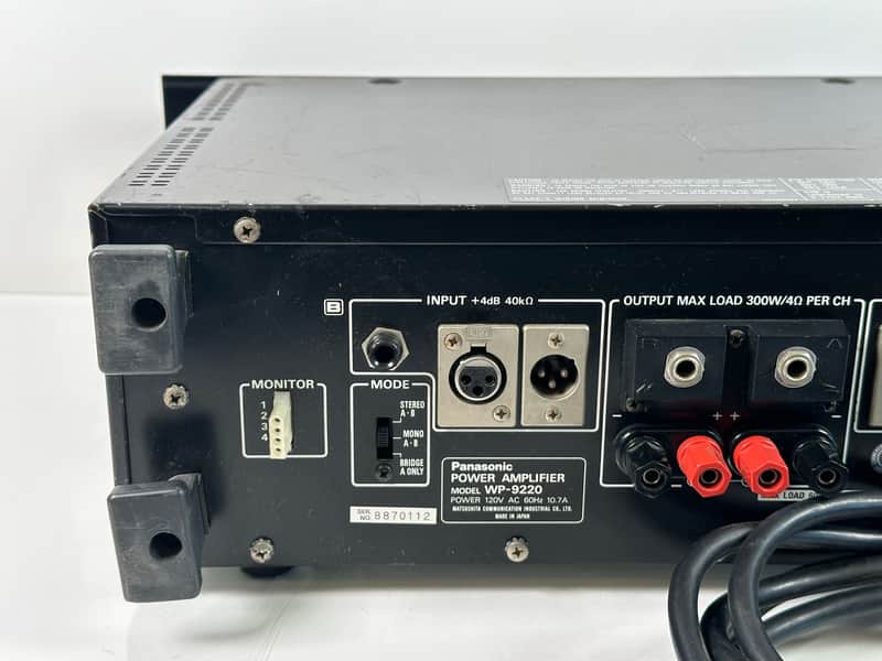 Panasonic / Ramsa WP-9220 Power Amplifier | Reverb France