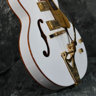 Gretsch White Falcon Hollow Body with String-Thru Bigsby w/ FREE Same Day Shipping image 7