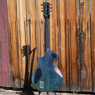 ESP USA Eclipse Black Holo 6-String Electric Guitar w/ Black Tolex Hard Case image 11