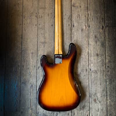 2011 Fender American Vintage '57' Precision Bass in Sunburst finish & case image 4
