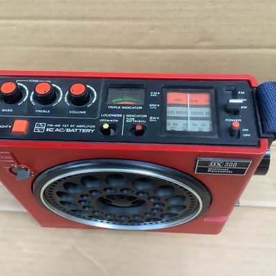 National Panasonic GX 300 vintage Radio Japan Red RF 888JB portable Radio image 2
