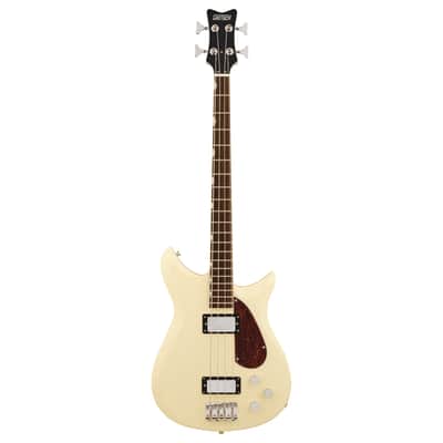 Used Gretsch Electromatic CVT Double-Cut Bass Guitar - Vintage White image 2