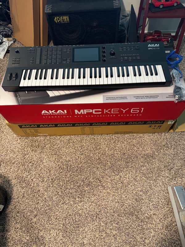 Akai MPC Key 61 Standalone Workstation Synthesizer 2024 - Present - Black image 1