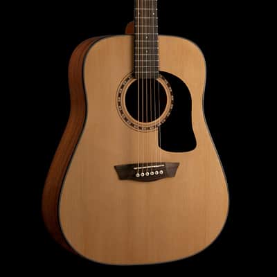 Washburn AD5K Apprentice D5 Series Dreadnought Mahogany Neck 6-String Acoustic Guitar w/Hard Case image 2