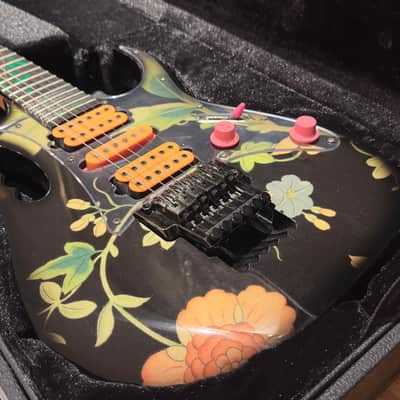 Ibanez JEM77-FP Steve Vai Signature - Black Floral Pattern image 16