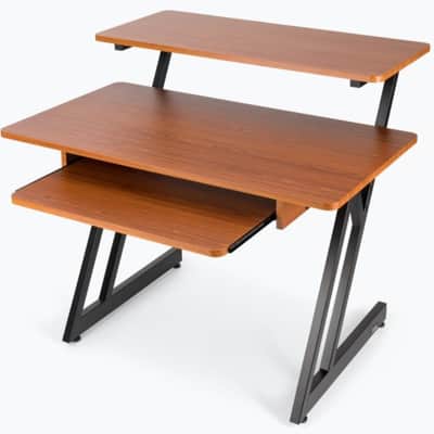 On-Stage WS7500RB Workstation Desk w/Keyboard Tray for Computer/Controller/Mixer image 5