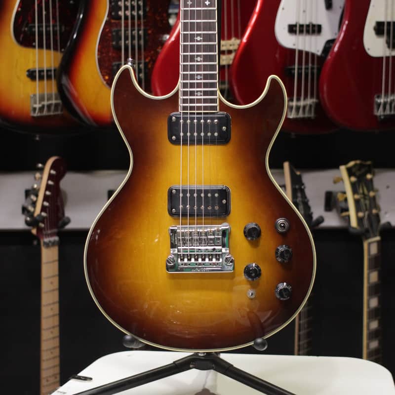 Fender Flame Elite with Kahler Tremolo 1985/1986; Autumn Burst; w/ case image 1
