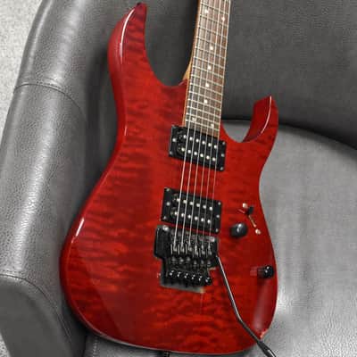 Ibanez RG 320 QS - 2000 Red Wave gloss with Floyd Rose image 9