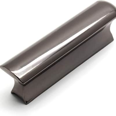 Metal Guitar Slide Bar Tone Lap Steel Slide, Black Slide Bar for Dobro Hawaiian Guitar Electric Guitar Dunlop Bass image 2