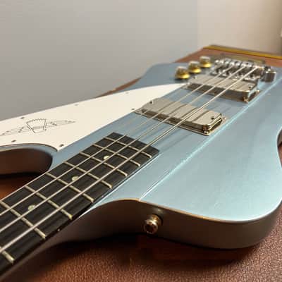 1990 Gibson Thunderbird - Custom Blue Mist Metallic image 9