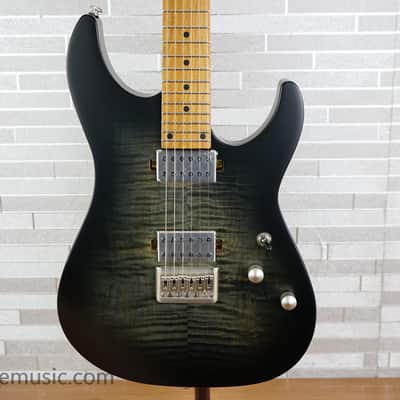 Schecter C-1 Standard Plus - Transparent Black Burst image 1