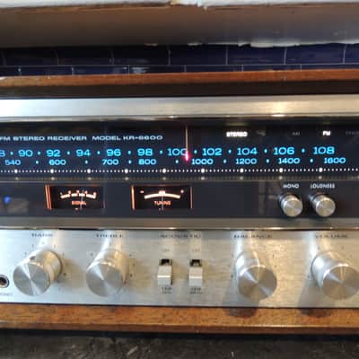 Kenwood KR-6600 Vintage Stereo Receiver - 56 x 2 RMS Power - Serviced and Tested image 3