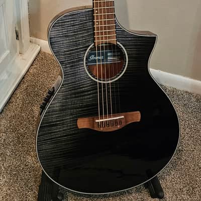 Ibanez AEWC32FM-BFD 2023 - 2024 - Black Sunset Fade High Gloss image 2