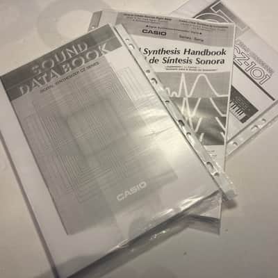 CASIO CZ-101 SYNTHESISER Photocopied MANUAL SET, MIDI, Sound Data Book & Sound Synthesis Handbooks image 3