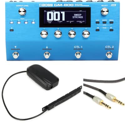 Boss GM-800 Guitar Synthesizer Pedal Guitar Bundle