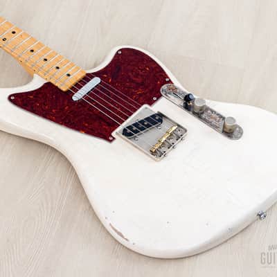2018 Fender + MJT Telemaster Partscaster Blonde Lacquer Relic, Lightweight Ash w/ Baja 50s Neck, Case image 10