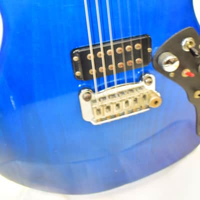Vintage 1980's G&L F-100 Series II Electric Guitar, Transparent Blue w/ Case image 6