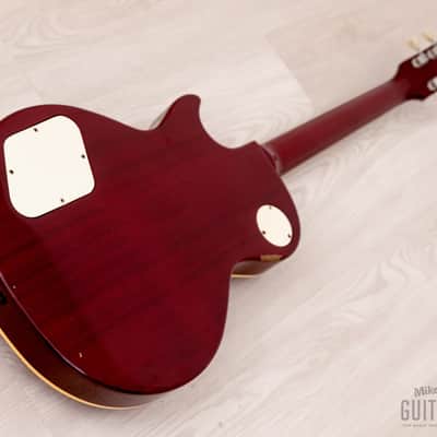 1992 Orville by Gibson Les Paul Standard LPS-QM Quilted Maple Top w/ Gibson USA 490 Pickups, Japan image 15