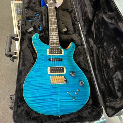 2025 PRS Modern Eagle V 10 Top Electric, Carrol Blue with Hardshell Case image 3