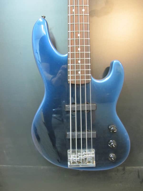 Fender Jazz Bass Plus 5 w/brass nut - Blue Pearl Burst image 1