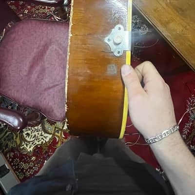 Egmond 12 String Dreadnought Acoustic Guitar 1960s image 17