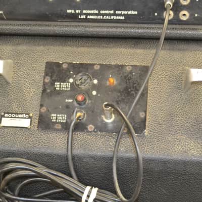 Vintage Acoustic 360 Head + 361 Cab Bass Amplifier Amp image 5