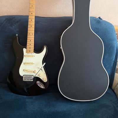 Vintage 1974 Greco SE-500B Stratocaster Black - Untouched Matsumoku MIJ - 100% Original w/ 1973 Maxon Pickups, Original Hardcase, 70s Fender Strap & Coiled Cable image 18