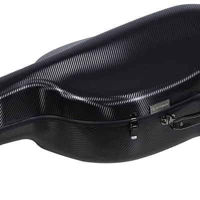 Crossrock 4/4 Cello Hard Case, Sturdy Carbon Fiber Composite with Wheels , Lightweight Flight Case Bild 4