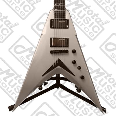Dean Guitars Dave Mustaine Signature Guitar with Case, Metallic Silver, VMNT MSL image 4