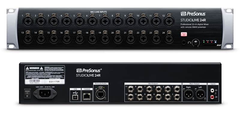 PreSonus StudioLive 24R Rack Mixer 26-Input, 32-Channel Series III Stage Box and Rack Mixer image 1