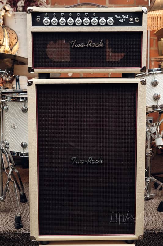 Two Rock TS 1 100 Watt Head and 2x12 Vertical Cabinet - Blonde & Oxblood! image 1