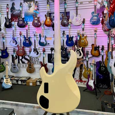 Yamaha BB5000-A 5 String Bass Neck Thru, Active Electronics, Cream White - Pre Owned image 8