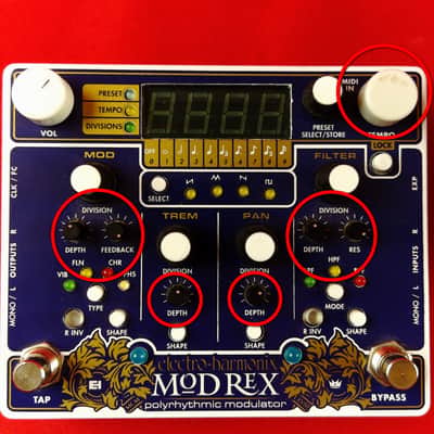 [USED] Electro-Harmonix Mod Rex Polyrhythmic Modulator (See Description) image 3