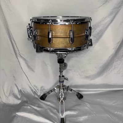 Ludwig LC663 Copper Phonic 6.5x14" 10-Lug Snare Drum 2016 - Present - Raw Copper image 2