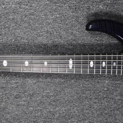 Alembic Essence 5 (Lefty) Med. Scale with Flame Maple Top / Ebony and Red LED's *NOT Pre-Owned image 2