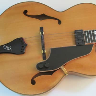 2002 William Gagnon DeVant E Slimline Prototype Archtop Natural w/OHSC image 1